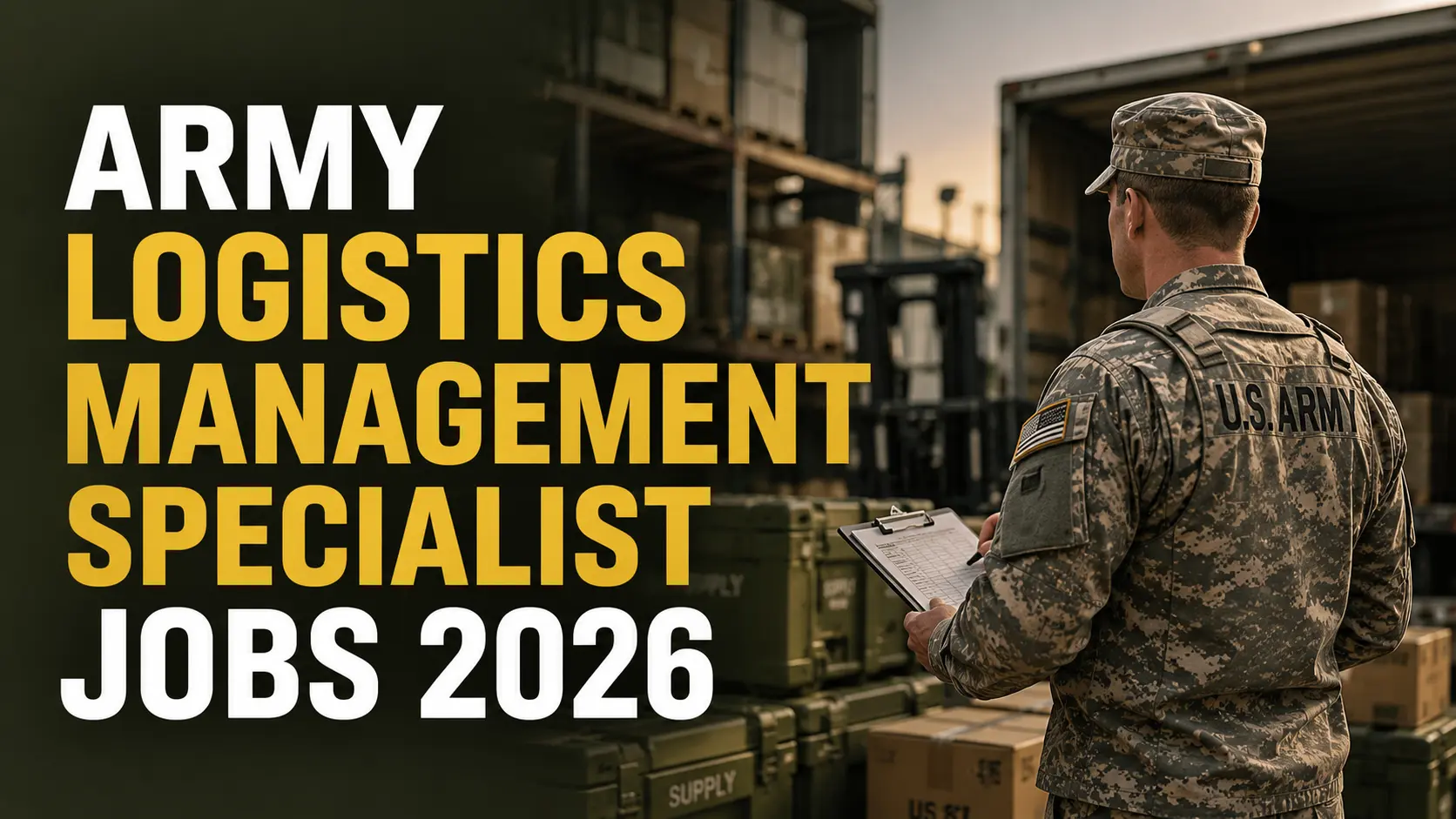 Army Logistics Management Specialist Jobs 2026