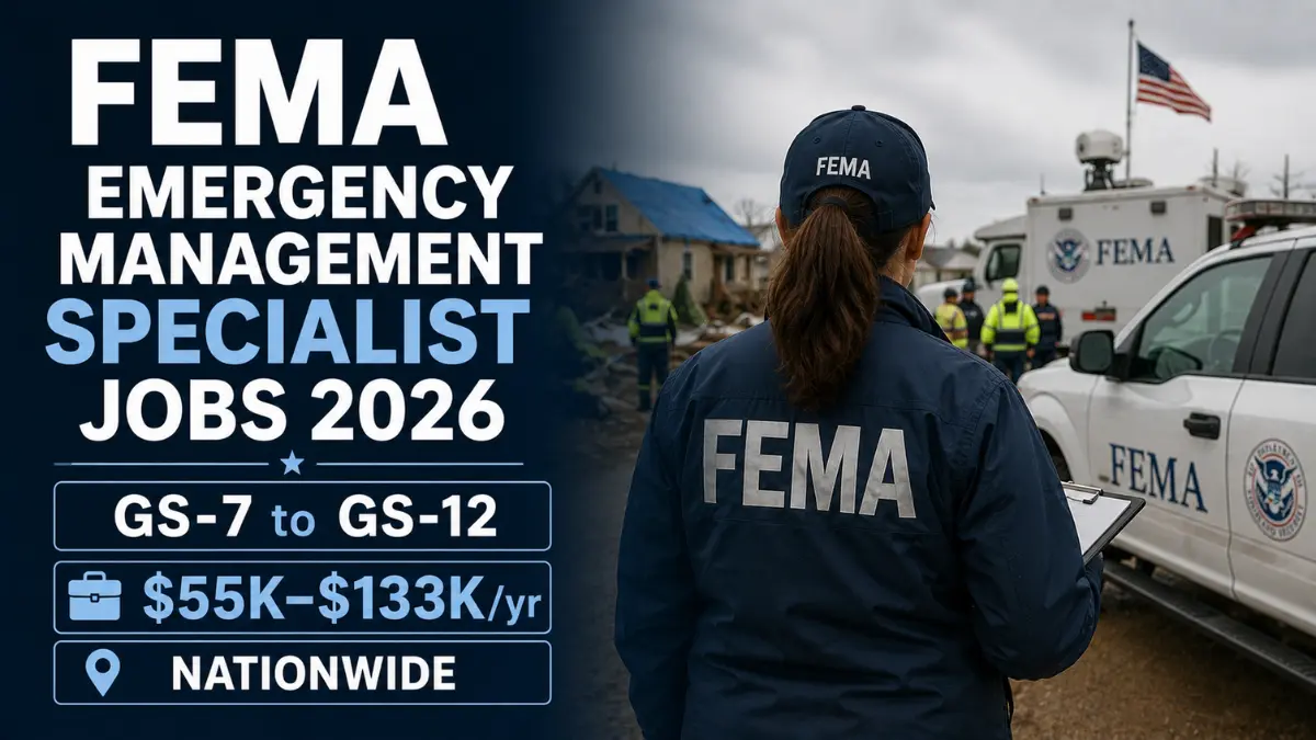 FEMA Emergency Management Specialist Jobs 2026