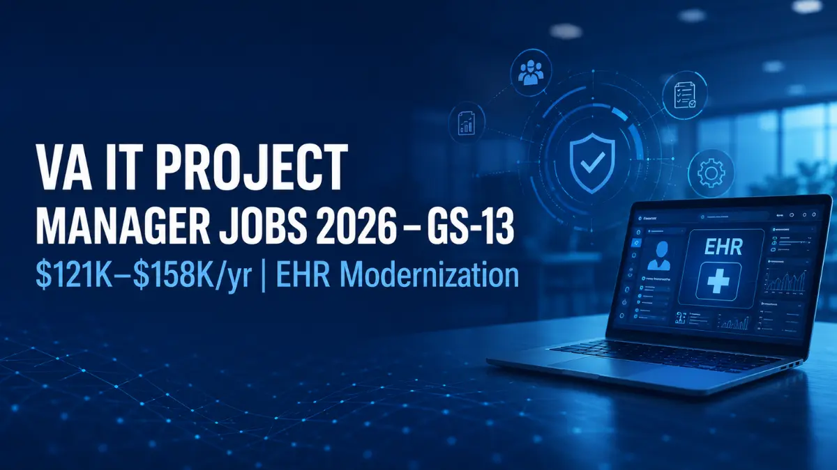 VA IT Project Manager Jobs 2026