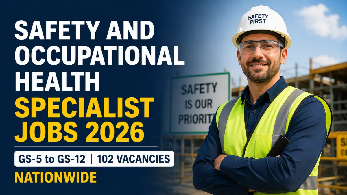 Safety and Occupational Health Specialist Jobs 2026